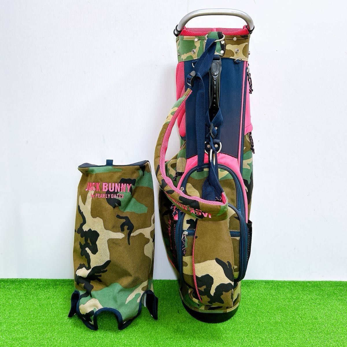ジャックバニー Drifterコラボ パーリーゲイツ キャディバック 迷彩