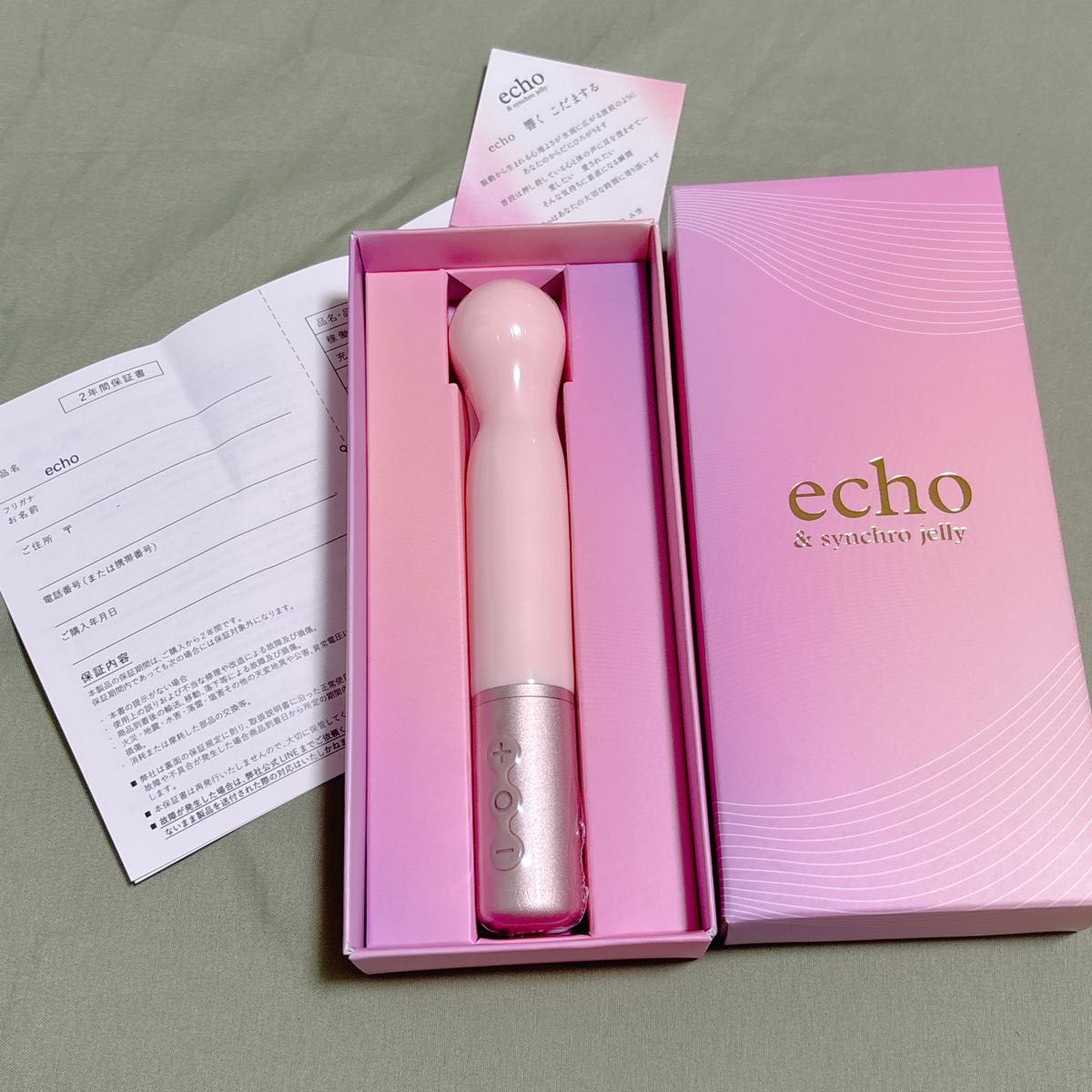 新品 echo & synchro jelly｜Yahoo!フリマ（旧PayPayフリマ）