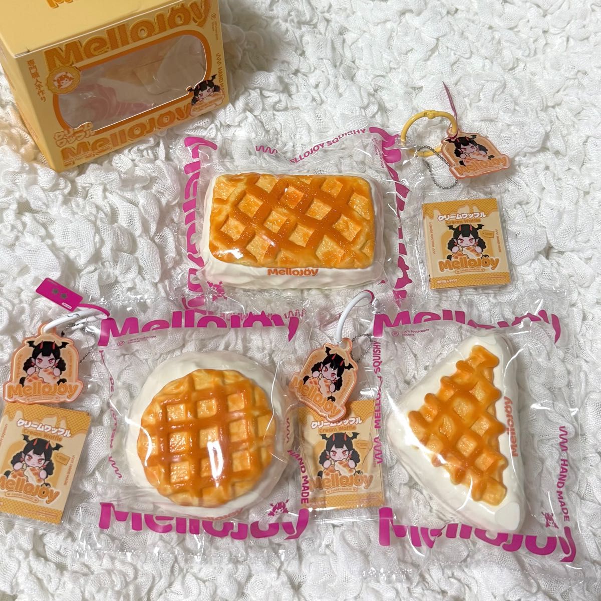 mellojoy クリームワッフル スクエア まる さんかく セット｜Yahoo