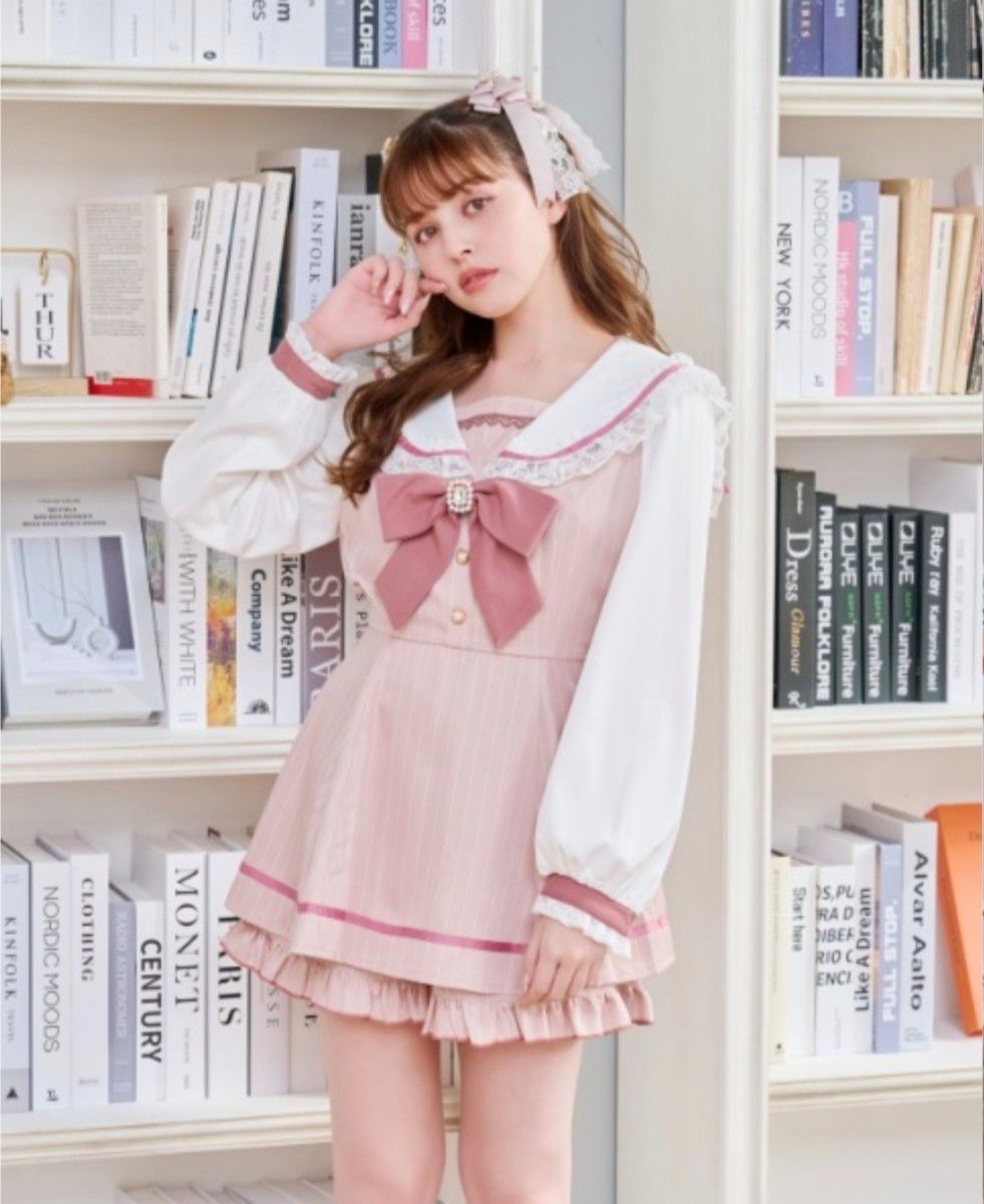 LIZLISA セーラーカラーセットアップ ピンク｜Yahoo!フリマ（旧PayPay