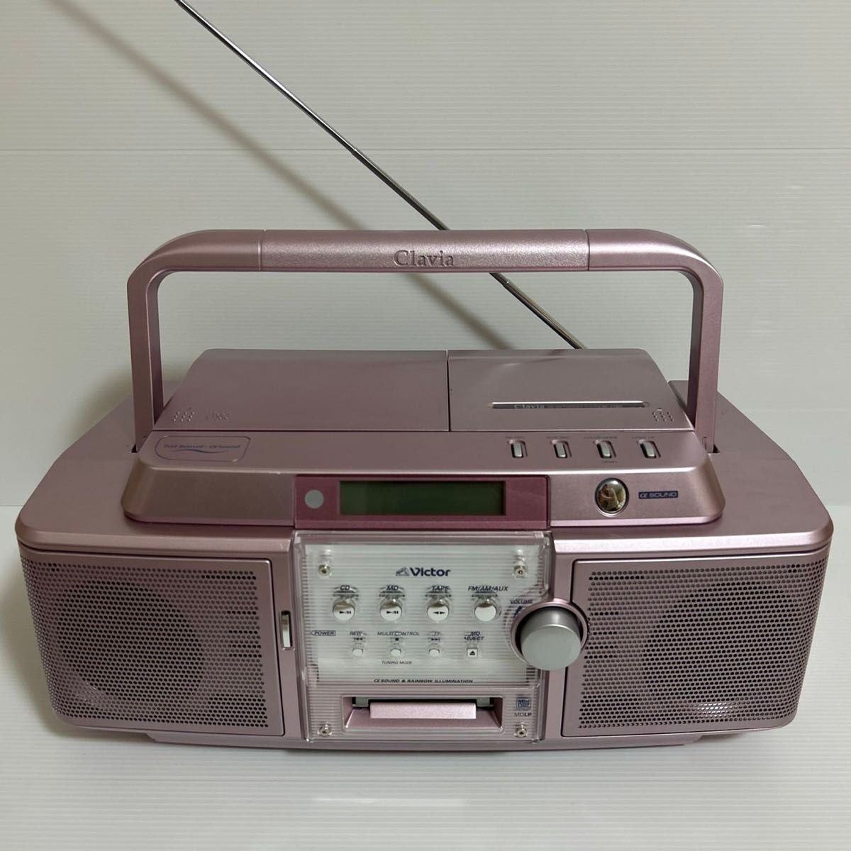 美品 Victor ビクター CD MD ラジカセ Clavia RC-Z1MD 希少品 動作確認