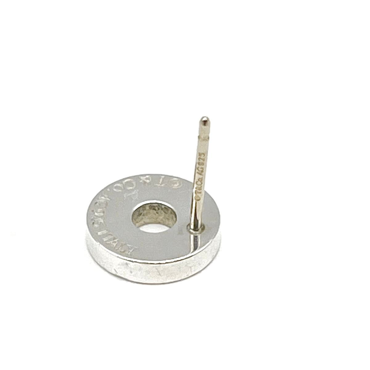 美品】ティファニー T&CO ラウンド サークル ピアス メンズ/レディース