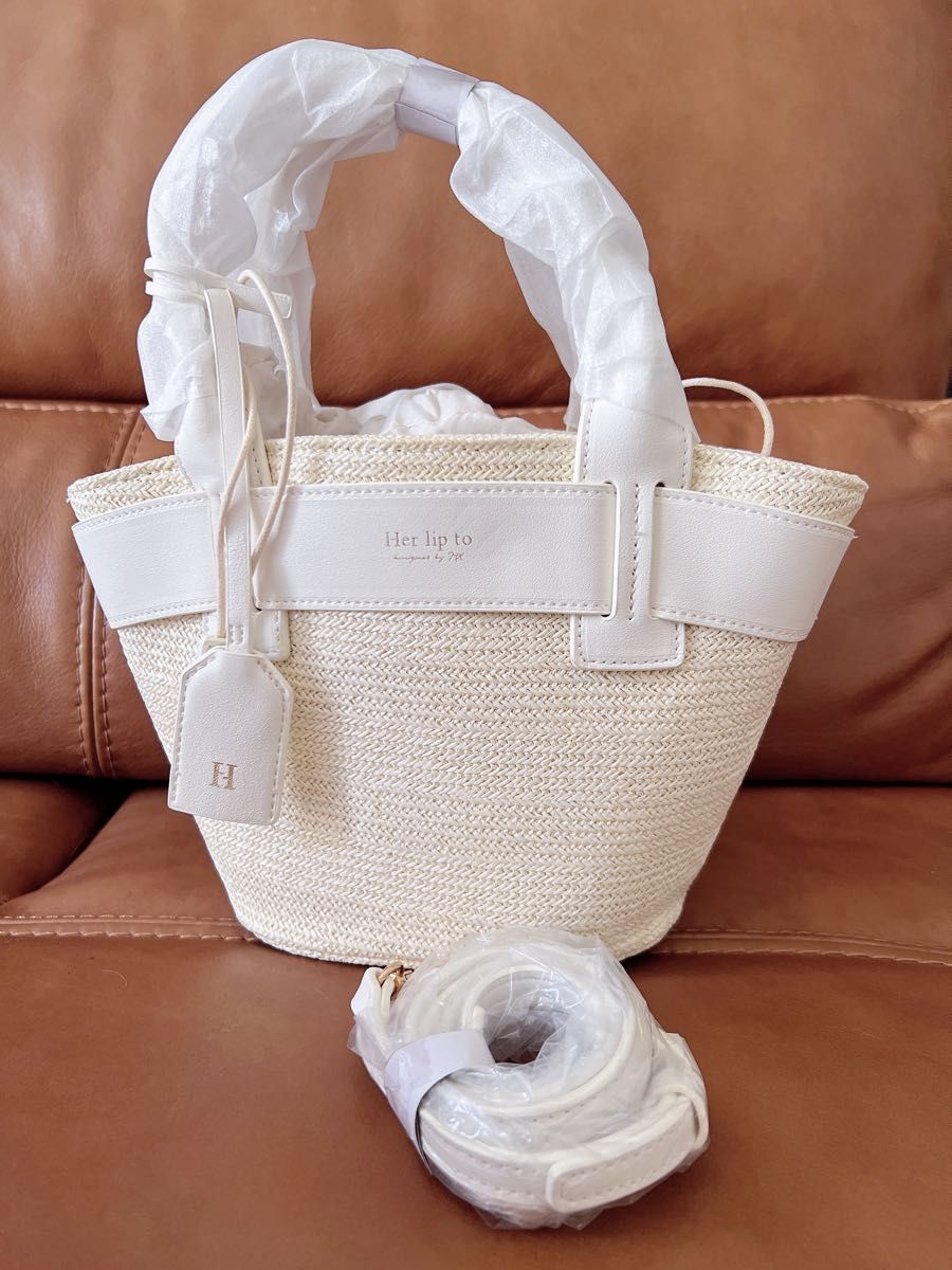Herlipto Palma Mini Tote Bags white ホワイト Herlipto Palma Mini