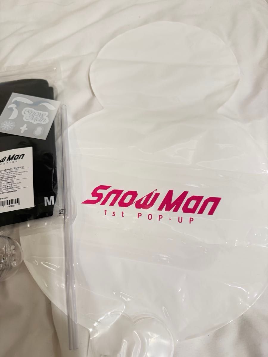 Snow Man 韓国 1st POPUP ポップアップ Tシャツ Mサイズ 入場特典付き