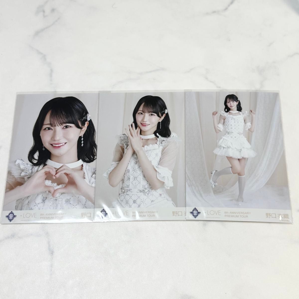 イコラブ ＝LOVE 8周年コンサートツアー 宝石衣装 生写真 コンプ 野口