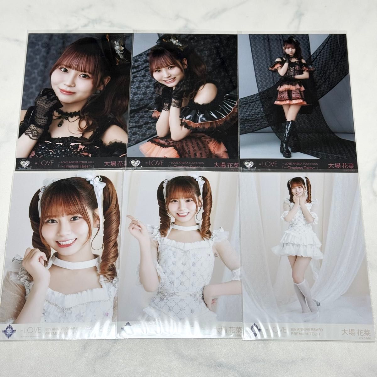 イコラブ ＝LOVE 黒衣装 8周年コンサートツアー 宝石衣装 生写真 大場