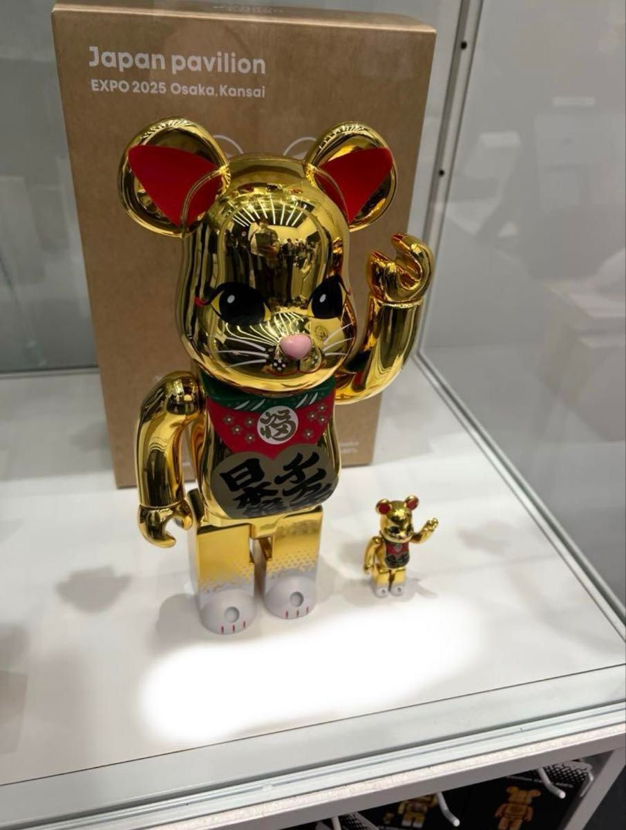 BE@RBRICK 日本館 大阪関西万博限定 招き猫 100％ & 400％｜Yahoo