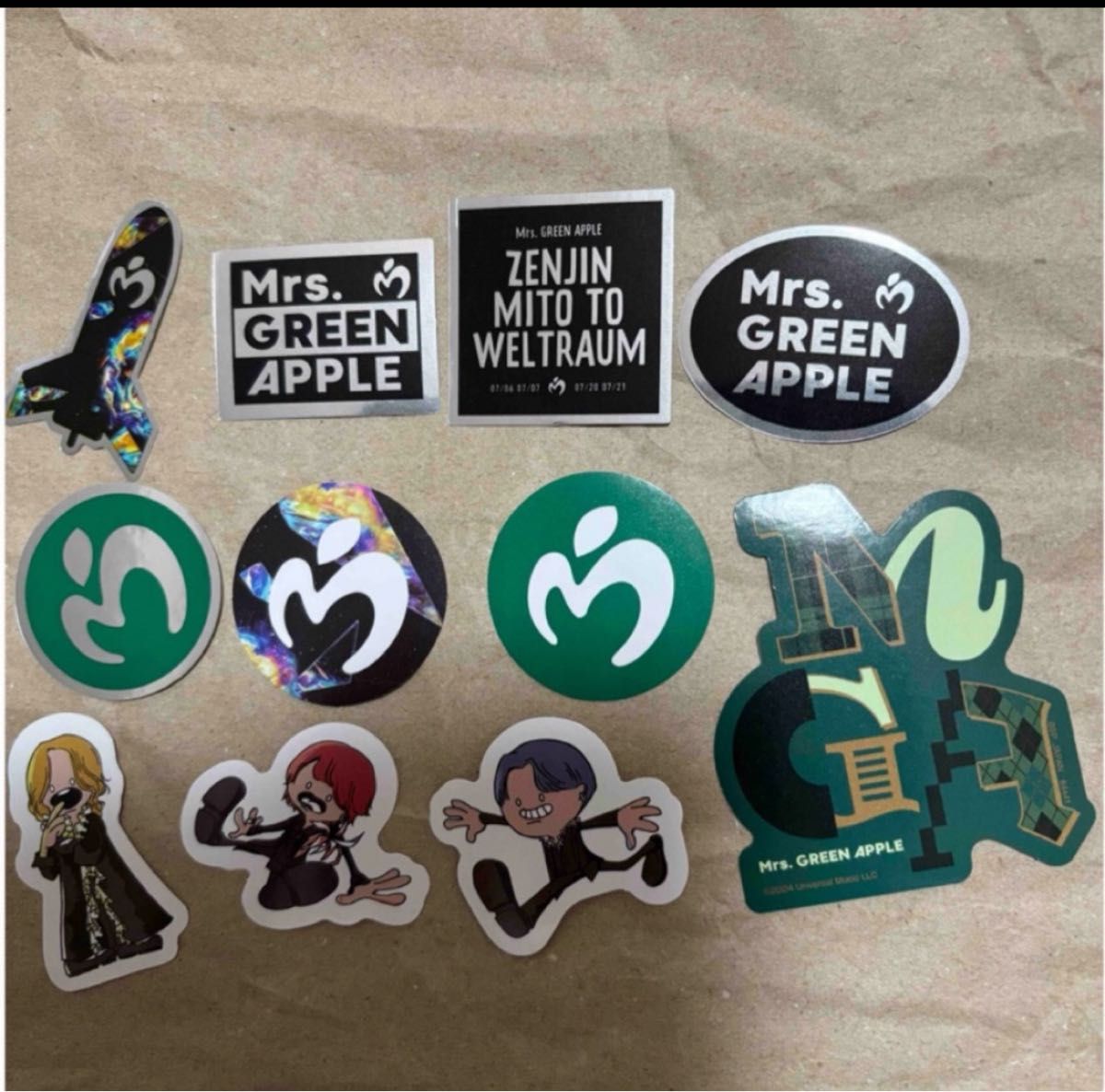 Mrs. Mrs. GREEN APPLE 非売品 レア 販促 店頭パネル GREEN APPLE