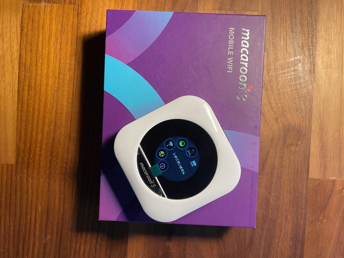 Macaroon 3(M3B) SIMフリー クラウドWiFiルーター 付属品完備 即発送②
