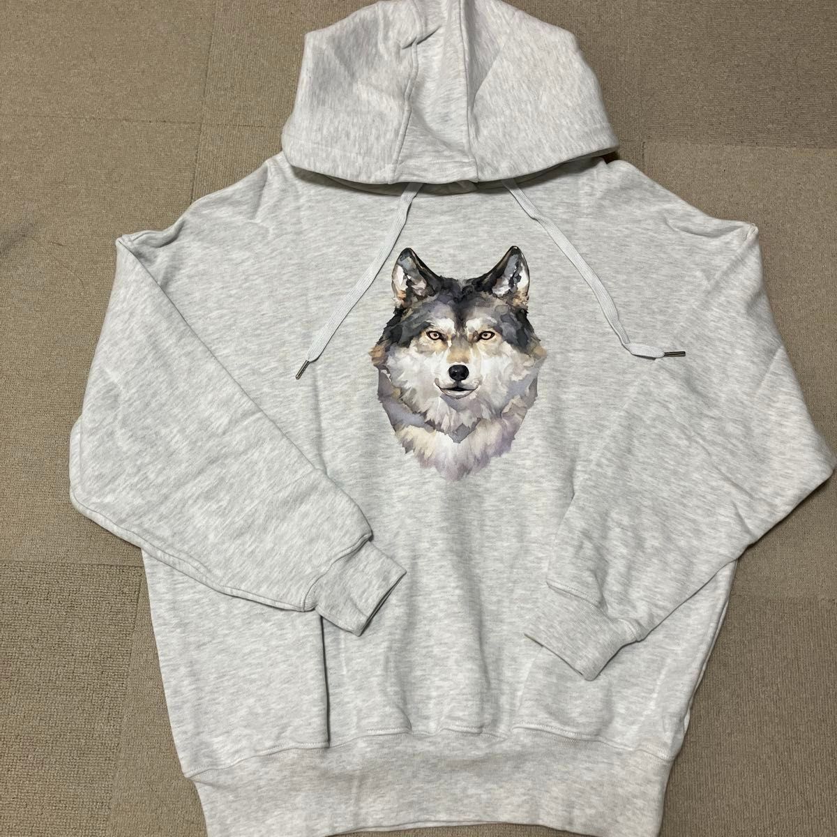 美品】harapeco はらぺこ商店 Okami Hoodie(Ippiki)-ホワイト