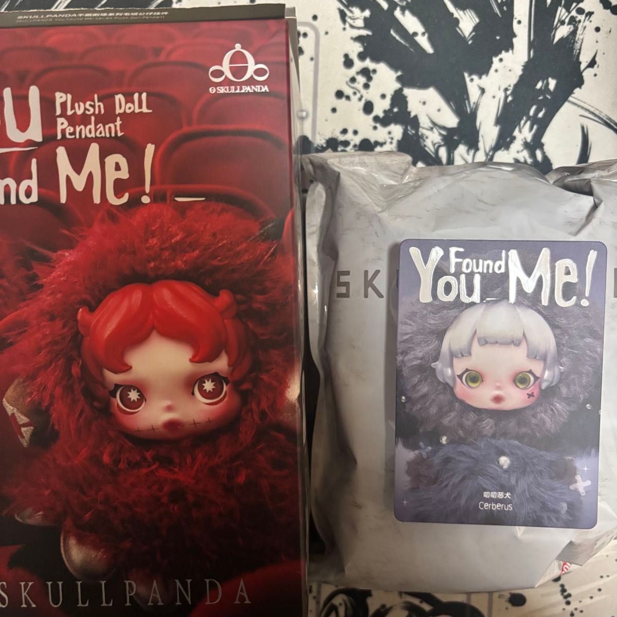 Cerberus ケルベロス POPMART skullpanda you found me スカルパンダ