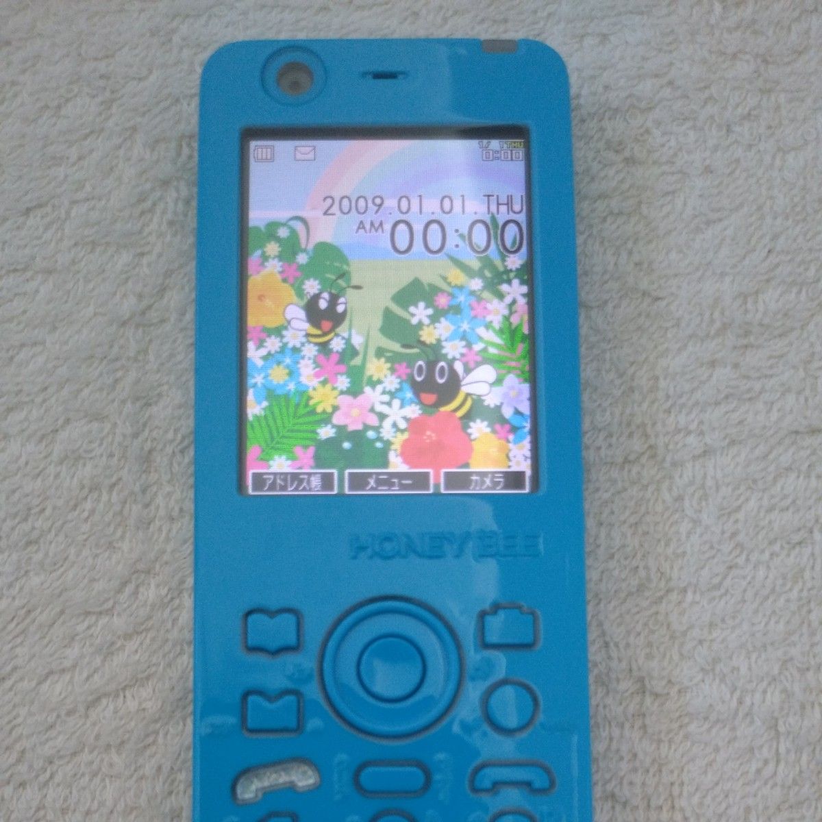 ウィルコム HONEY BEE PHS電話機 ブルー 京セラ｜Yahoo!フリマ（旧