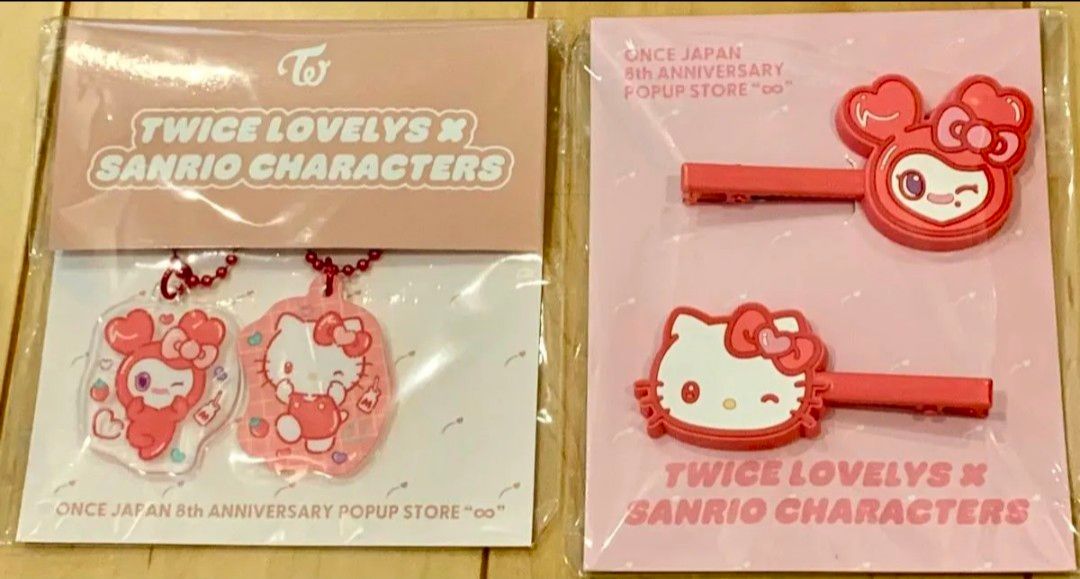 新品 TWICE サンリオコラボ チェンブリー ハローキティ チェヨン 6点