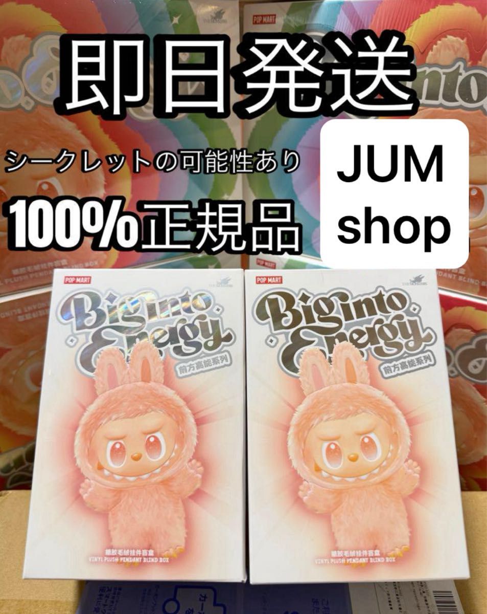 正規品・未開封品 LABUBU Big into Energy 2箱 ラブブ｜Yahoo!フリマ
