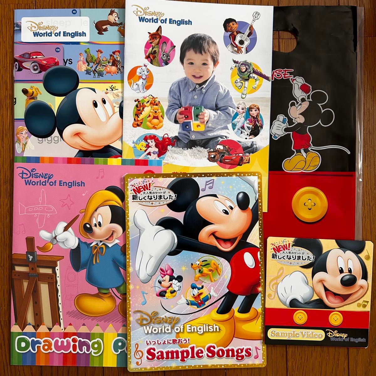 未使用】ディズニー英語システム ワールドファミリー サンプルDVD CD