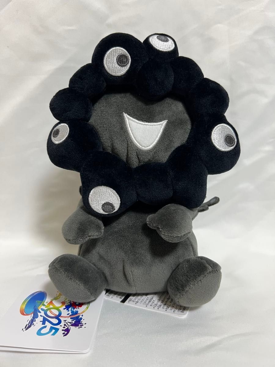 大阪関西万博 黒ミャクミャク マスコット ブラック お手玉風ぬいぐるみ