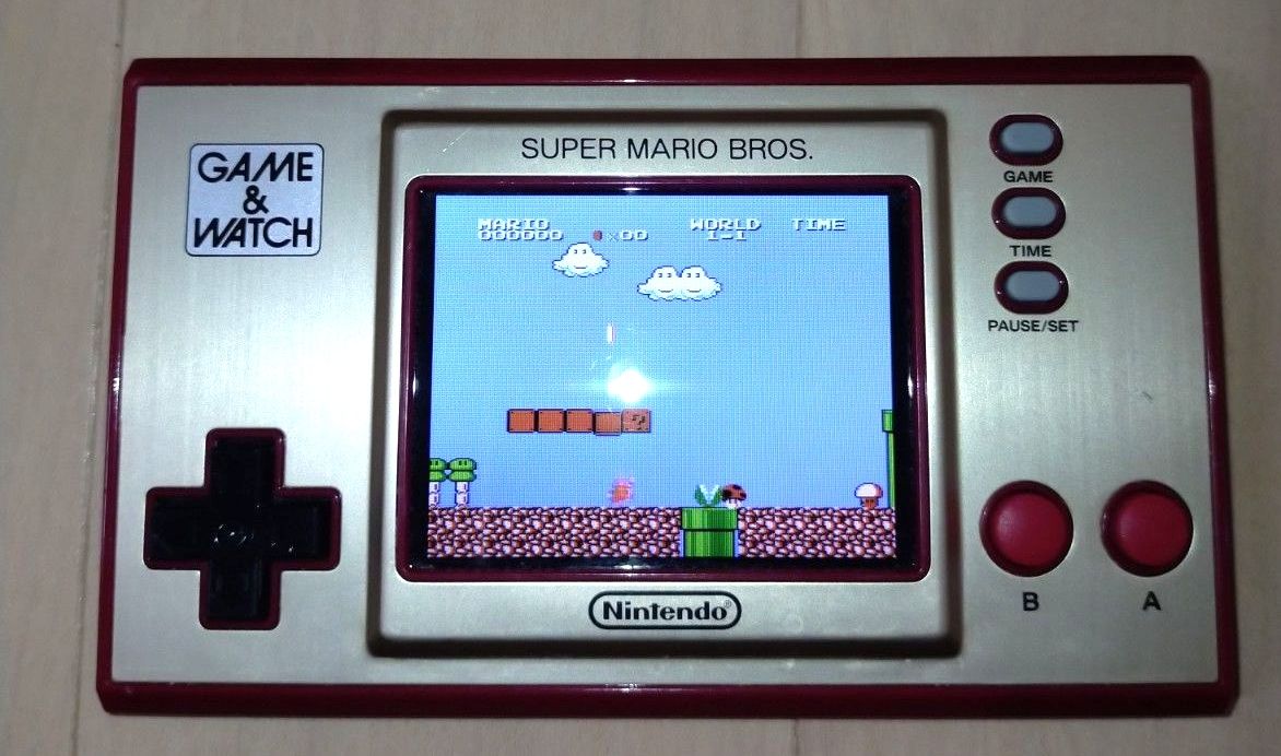 ゲームウォッチ スーパーマリオブラザーズ 本体・外箱・内箱・内袋