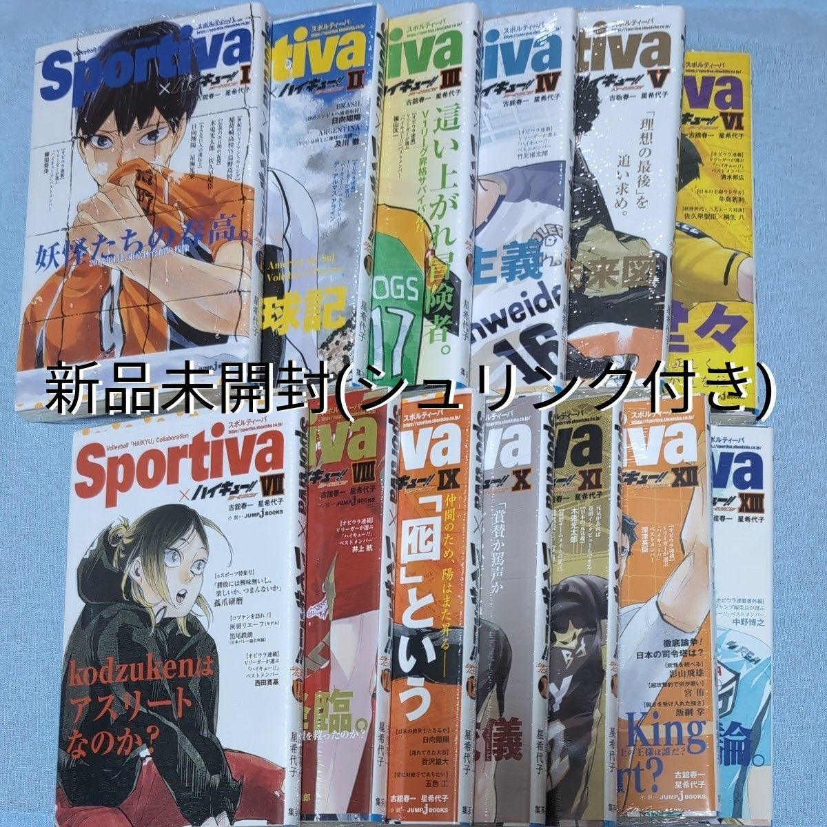 ハイキュー ショーセツバン Sportivaコラボ 全巻セット 小説版 全13冊