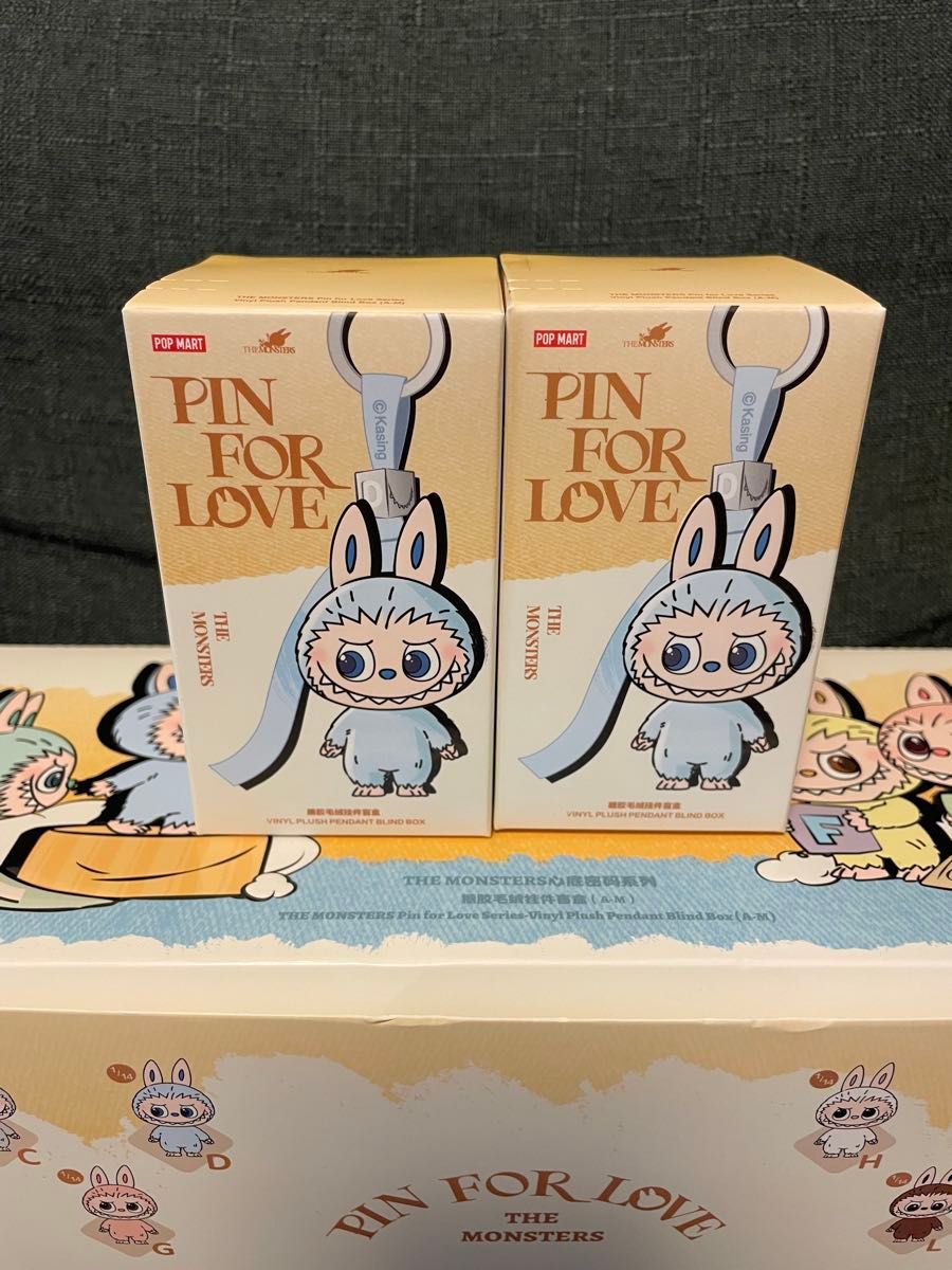 正規品 未開封 ラブブ LABUBU THE MONSTER PIN FOR LOVE