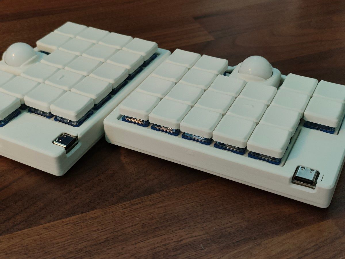 Pyuron ZMK 無線ダブルトラックボールキーボード｜Yahoo!フリマ（旧