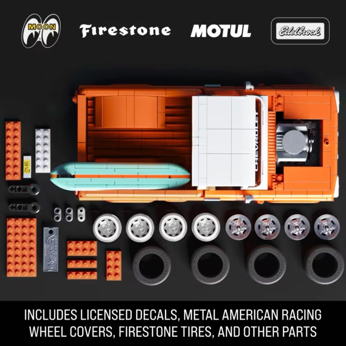 ホットウィール ブリックショップ Hot Wheels CUSTOM '62 CHEVY PICKUP