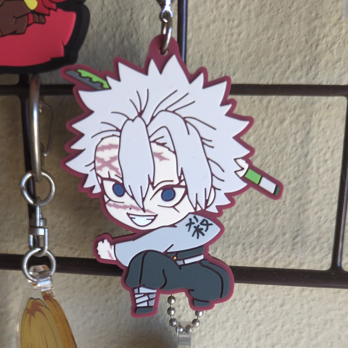 鬼滅の刃 不死川実弥 ラバーストラップ キーホルダー｜Yahoo!フリマ