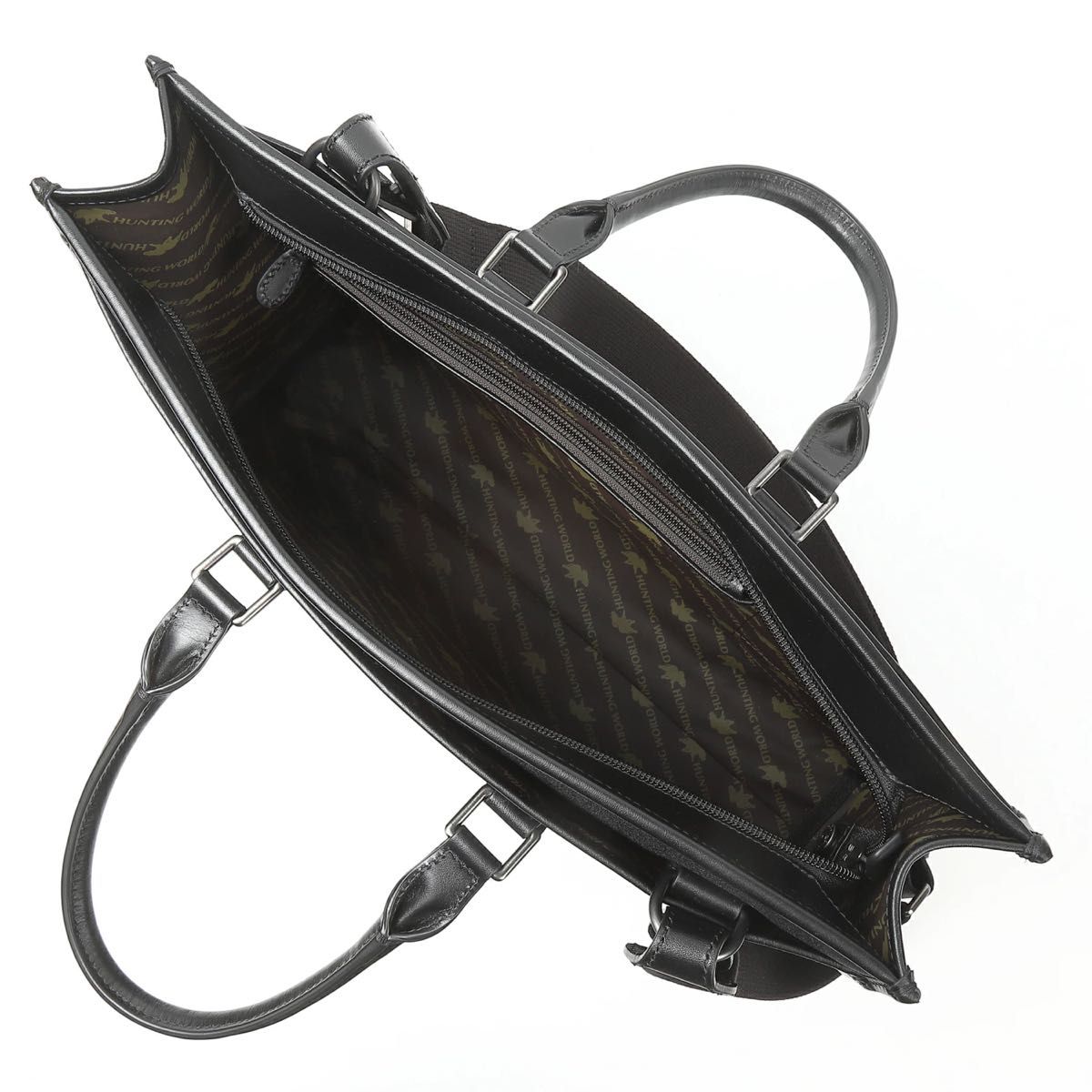 ハンティングワールド ブリーフケース 7831 ビジネスバッグ ブラック