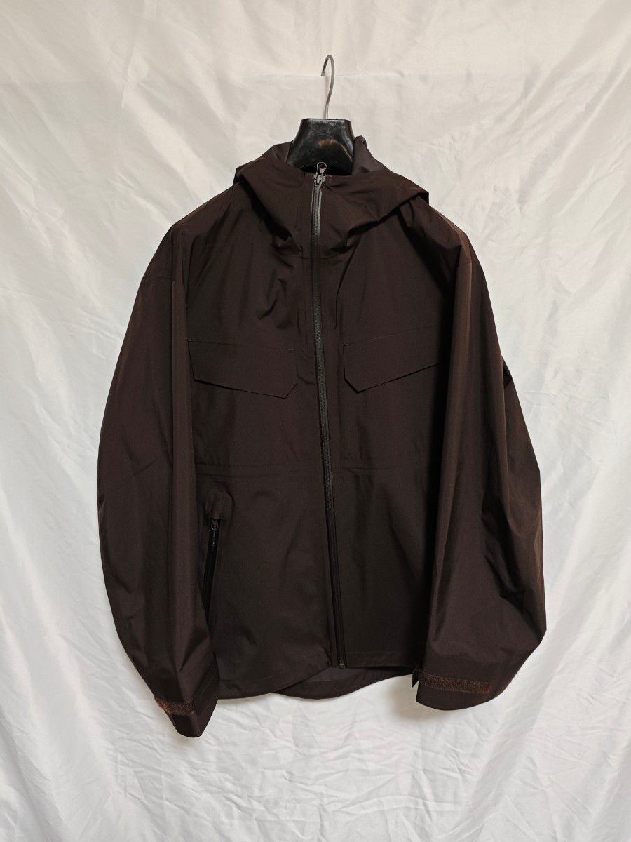 新品未使用】UNIQLO ユニクロ C ブロックテックパーカ ダークブラウン
