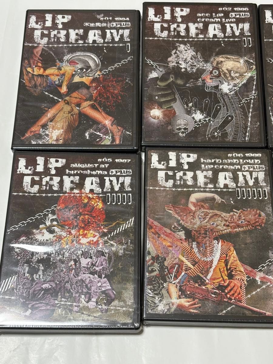 新品 9枚セット LIP CREAM DVD #01〜09 ハードコア hardcore punk