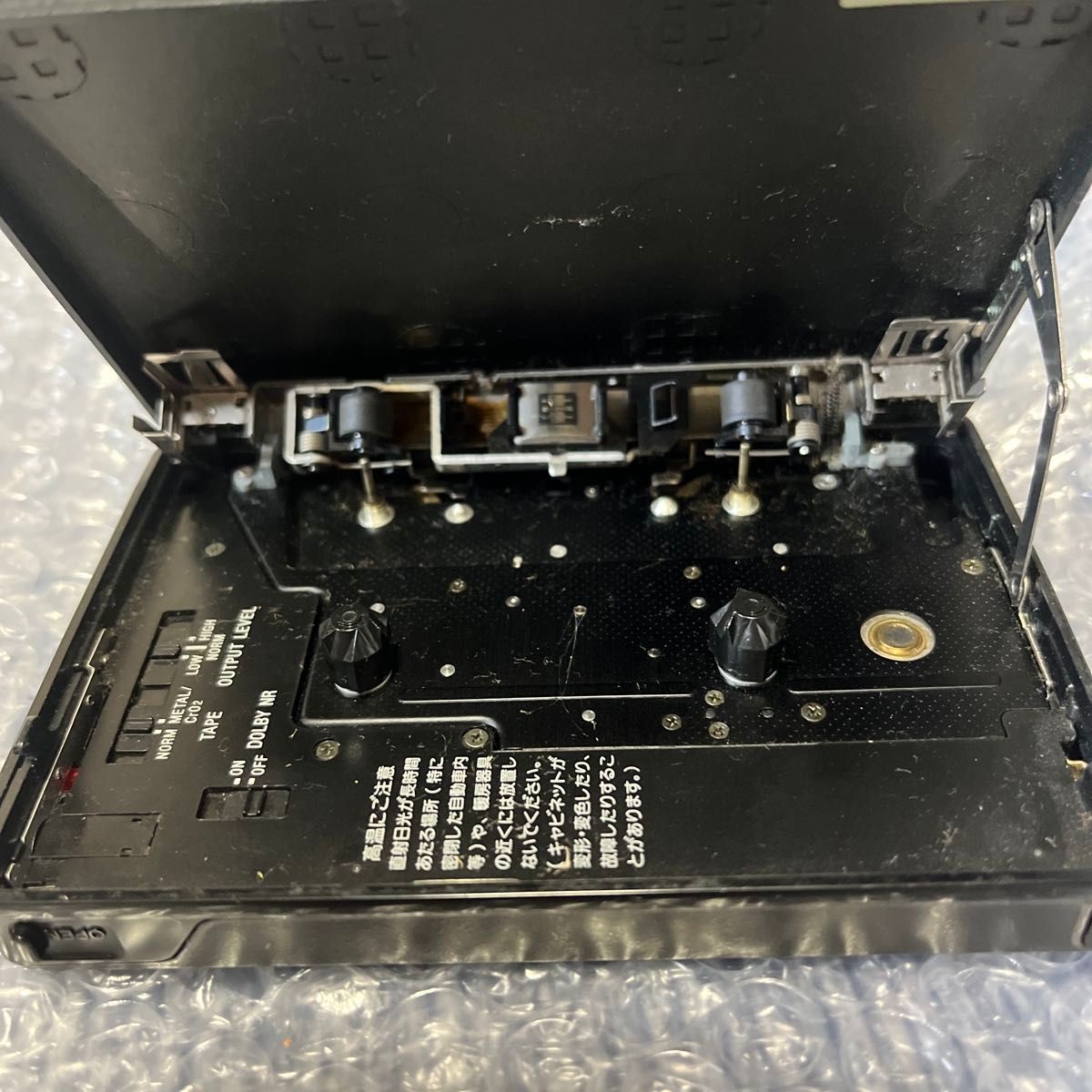 ジャンク品】SHARP シャープ ポータブルカセットプレーヤー JC-K99