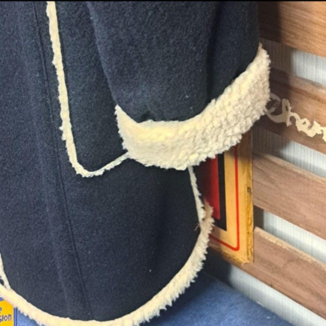 STUSSY×SCHOTT ステューシー ショット 裏ボア ムートン調 ダッフル