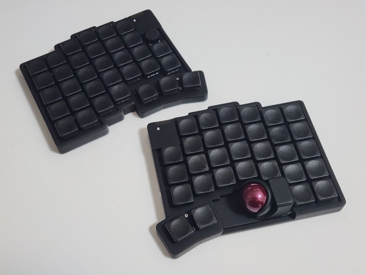 Glove65tb 完成品 低背トラボ ロープロファイル 無線接続 ブラック