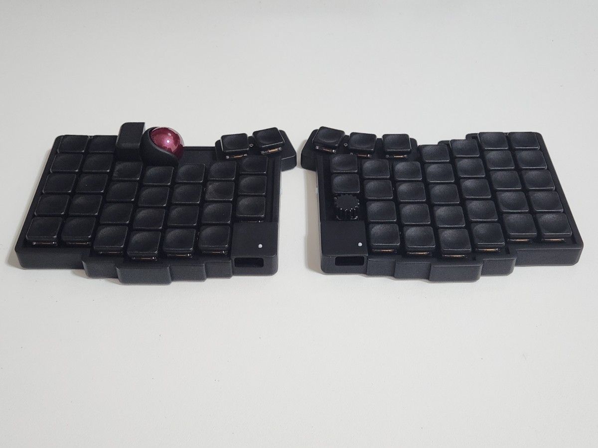 Glove65tb 完成品 低背トラボ ロープロファイル 無線接続 ブラック