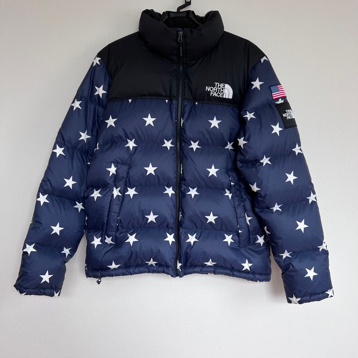THE NORTH FACE ノースフェイス】ヌプシジャケット 星条旗柄 ダウン