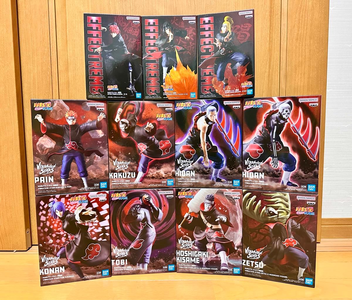 NARUTO ナルト 疾風伝 暁 フィギュア VIBRATION STARS トビ 小南 飛段