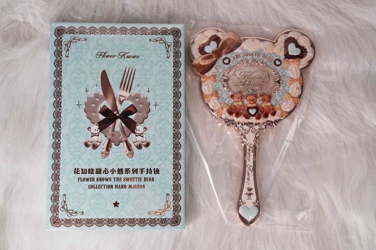 フラワーノーズ スウィーティーベアコレクション ハンドミラー 新作