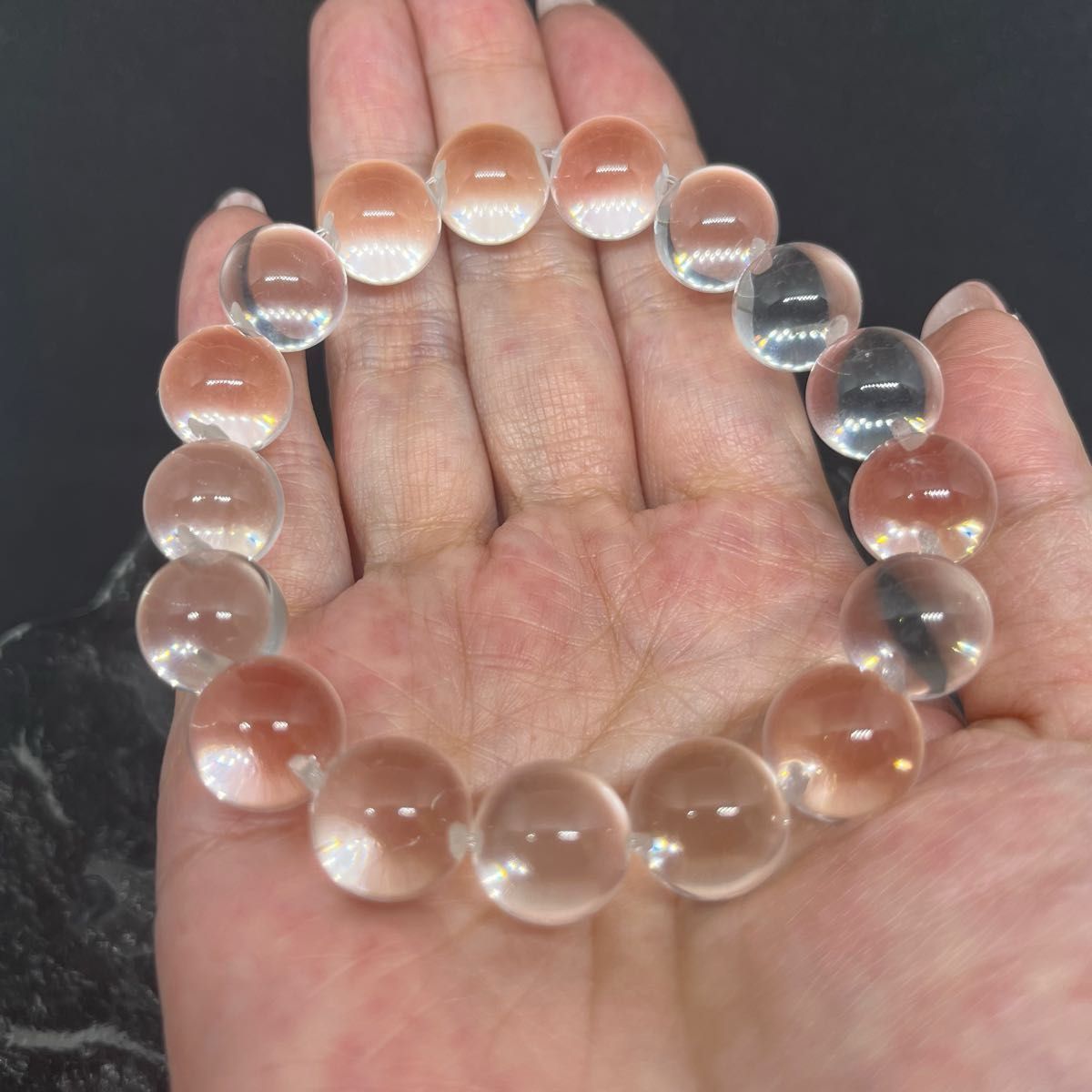 週末限定セール 人気 高品質 糸が見えない 不思議 ブレスレット 無垢