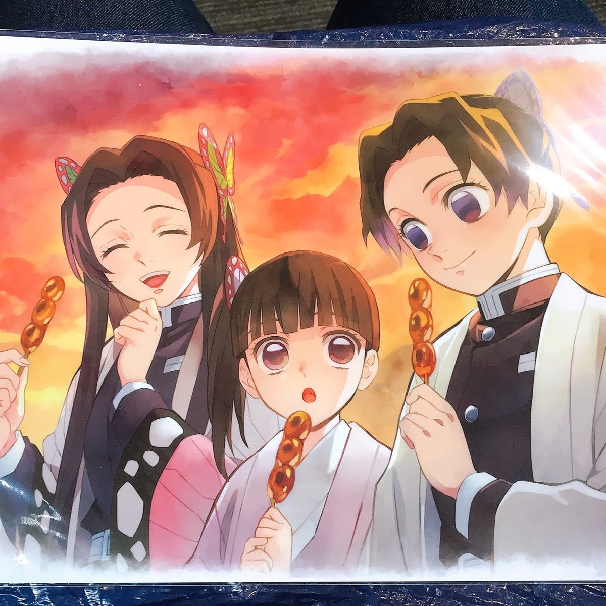 鬼滅の刃 胡蝶三姉妹の夕べ アクリルスタンドとクリアファイル セット