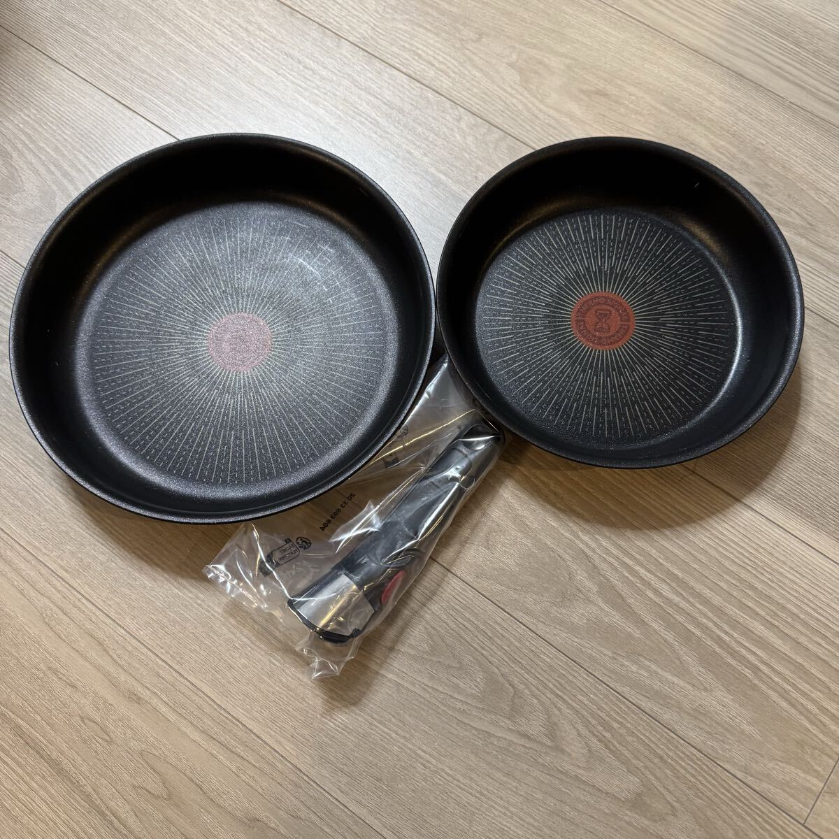 ハンドル付き 専用取手 26cm &22cmティファール フライパン