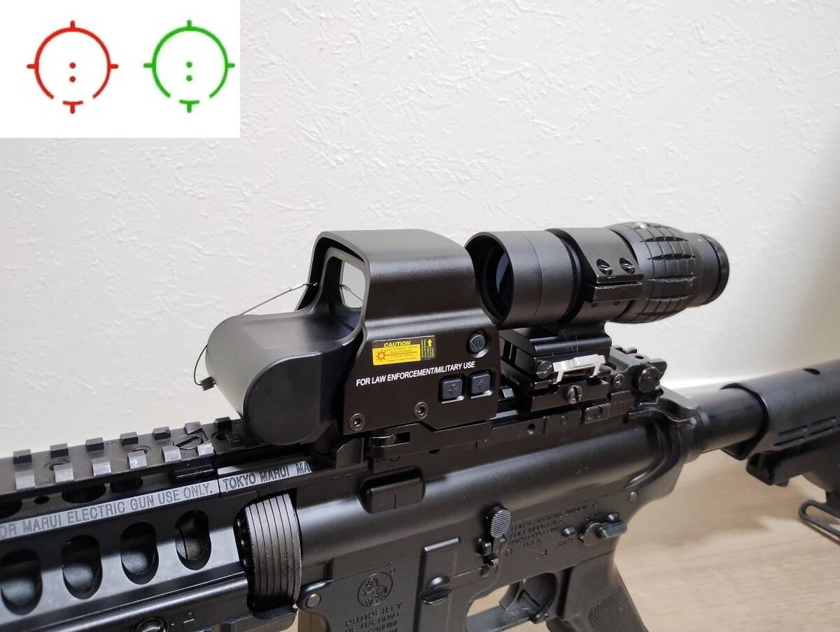 ドットサイト(558EO EXPS3タイプ) マグニファイア(3X) セット｜Yahoo