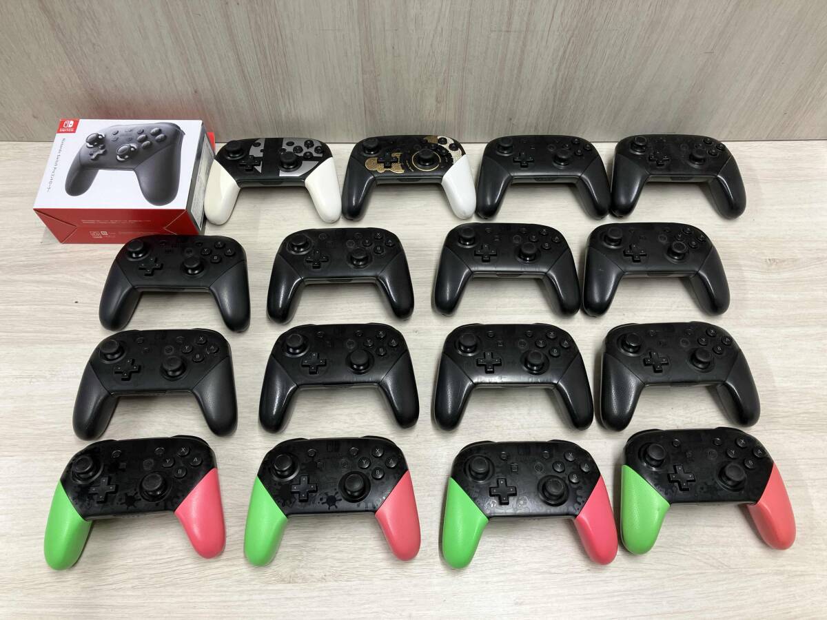 ジャンク Nintendo Switch Pro コントローラー まとめて10個セット