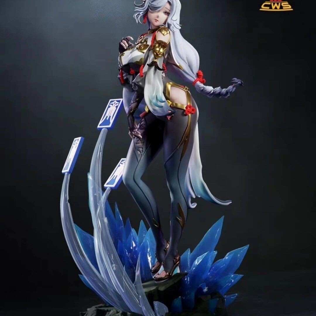 匿名配送 KC 原神 申鶴 しんかく フィギュア 15cm 未組立未塗装新品 高