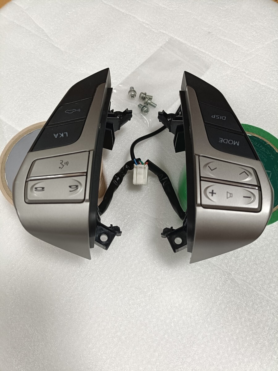 LED打ち替え品20アルファードヴェルファイアステアリングスイッチ白
