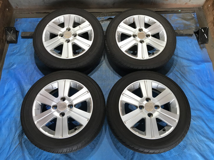 スバル プレオ純正ホイール 14インチ 5J 4穴 4本 PCD100 +45 SUBARU