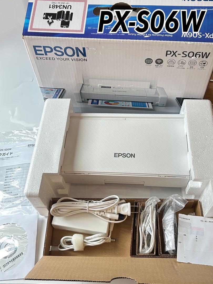 EPSON エプソン モバイルプリンター PX-S06W ジャンク｜Yahoo!フリマ