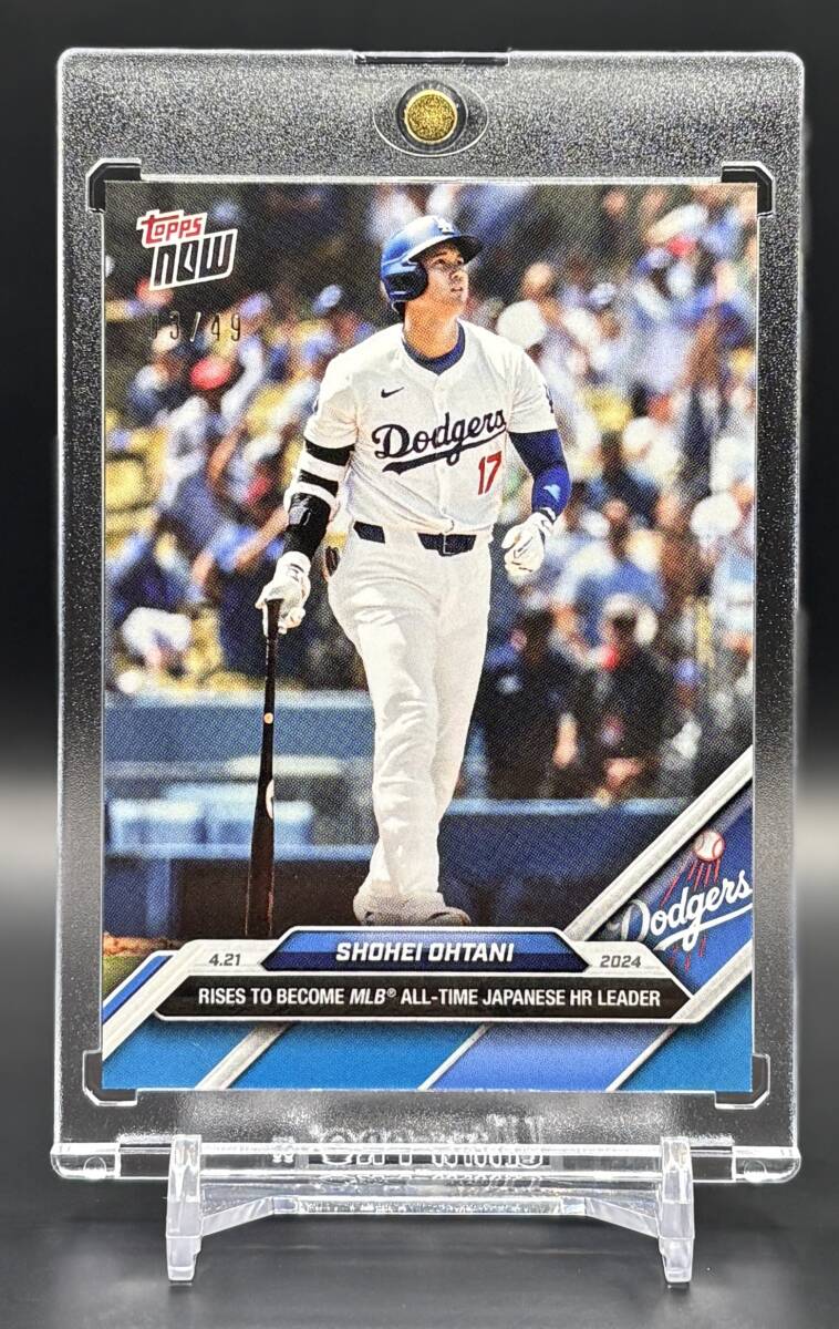 大谷翔平 topps now 大会初の二刀流 /49 WBC 優勝 2023 大谷翔平 topps