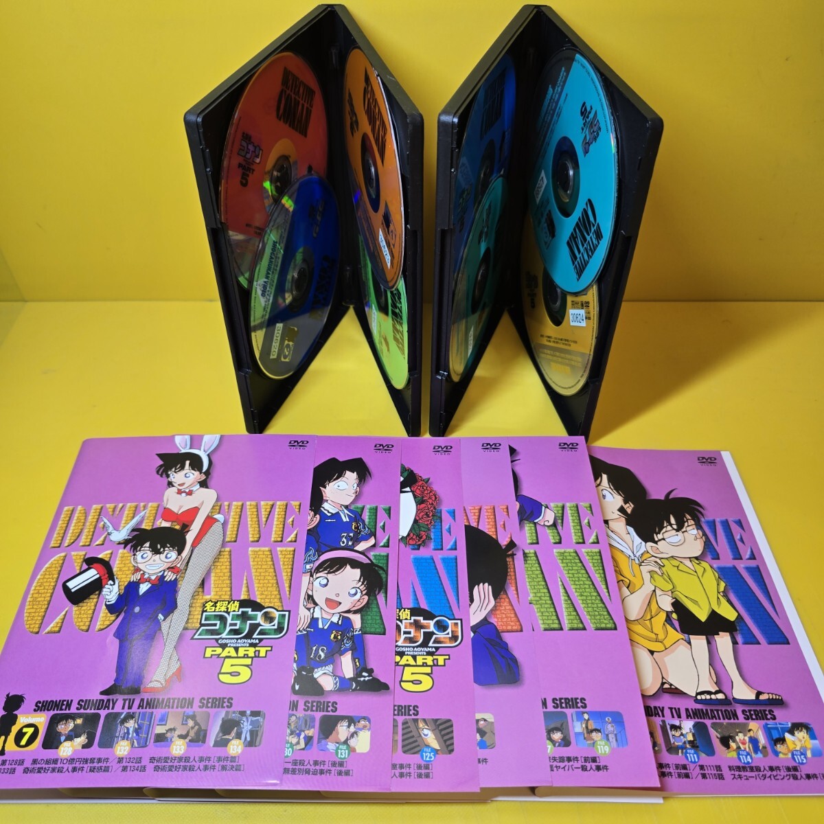新品ケース交換済み 名探偵コナン PART 4 5 DVD全15巻セット｜Yahoo