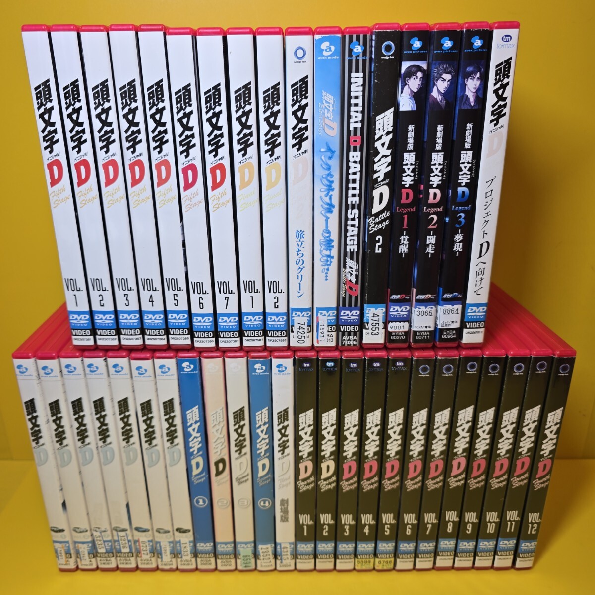 新品ケース交換済み 頭文字D イニシャルDシリーズ DVD全41巻セット