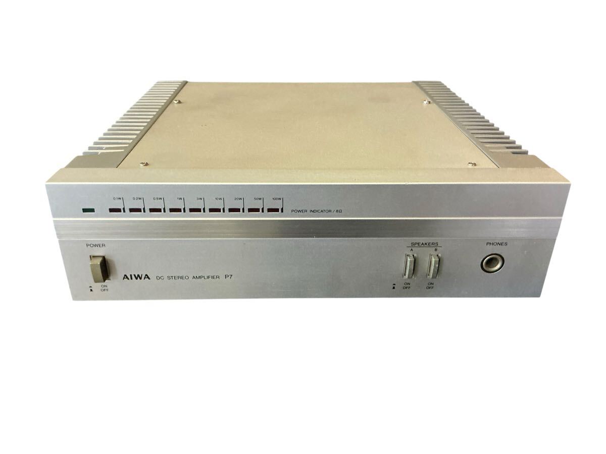 アイワ DC S‐P7 パワーアンプ stereo チューナーS₋R7セット 動作品