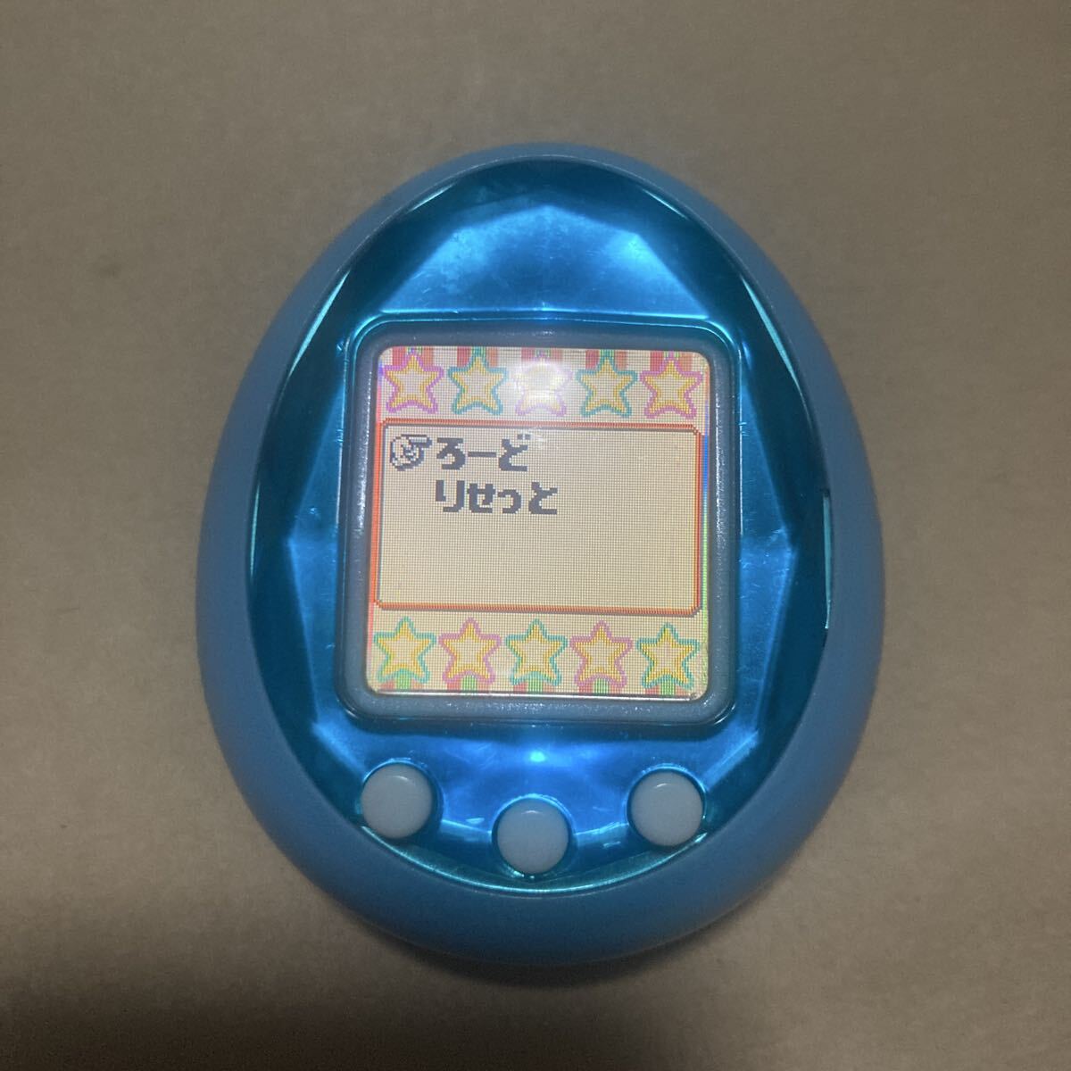 送料無料 たまごっち iD ブルー 本体のみ TAMAGOTHI Blue BANDAI 2009